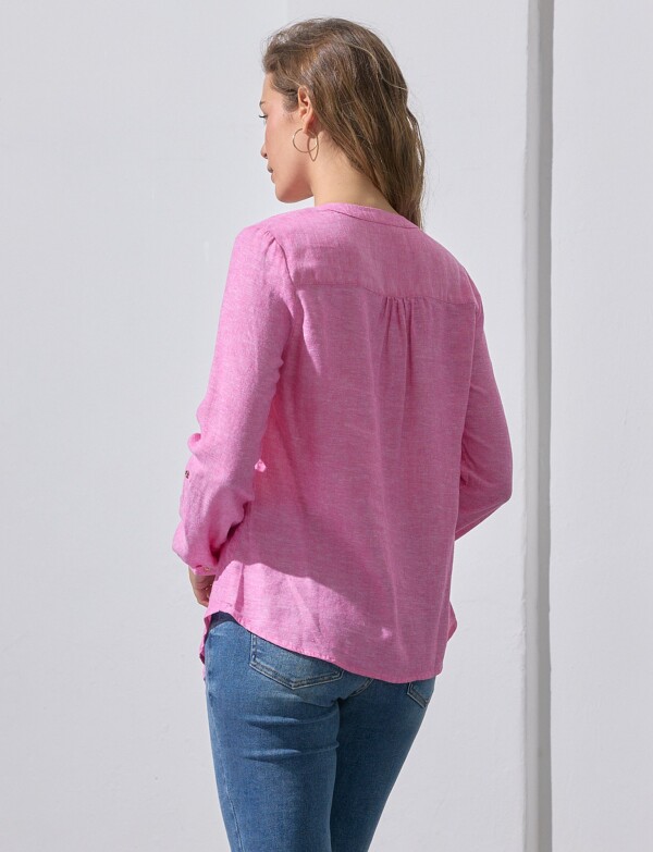 Blusa Lino ROSA