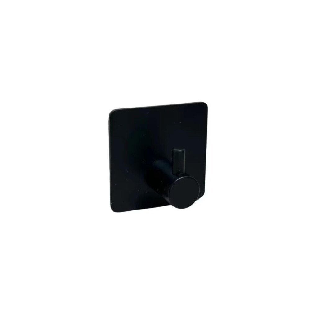 Percha autoadhesiva Negro Mate GC Percha Autoadhesiva Negro Mate Gc