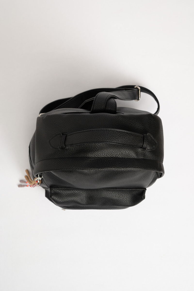 Mochila con llavero Negro