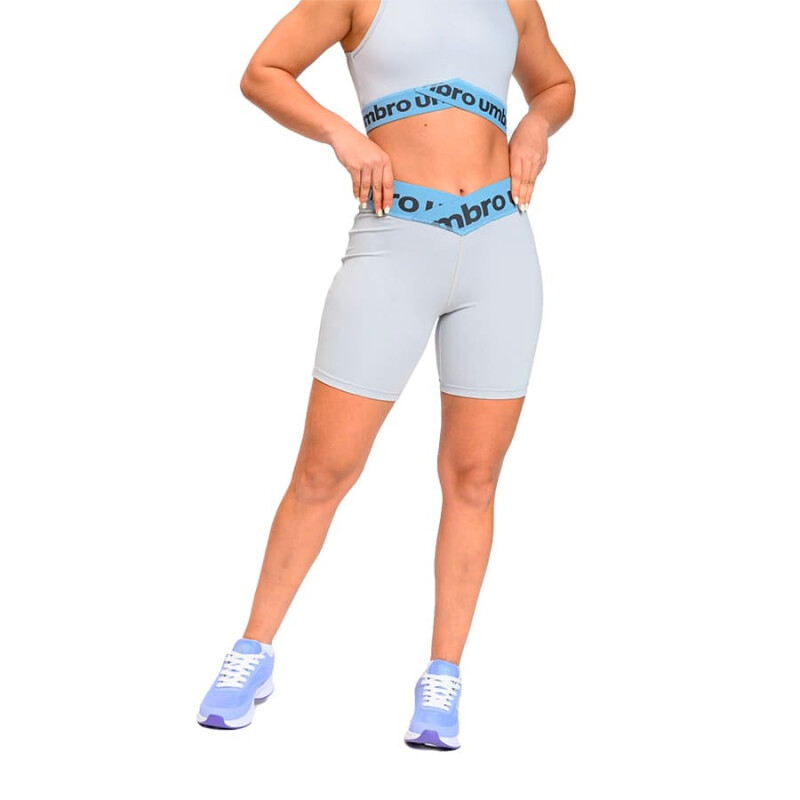 Calza Umbro Biker Bink de Mujer - 20306256 Gris-celeste
