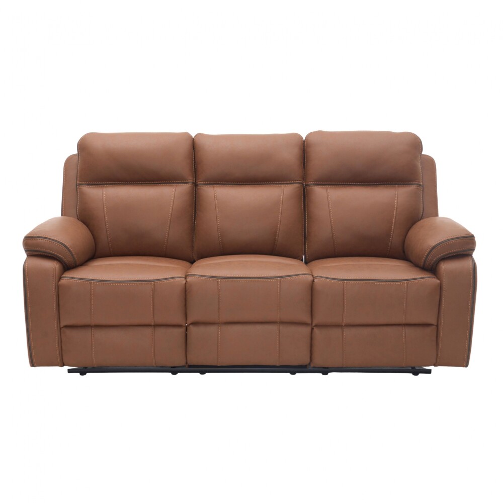 Sillón Recliner Apollo - 3 Cuerpos Marrón Marrón