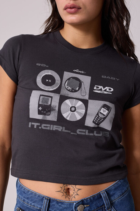 T-SHIRT CATINA DIXIE Gris Oscuro