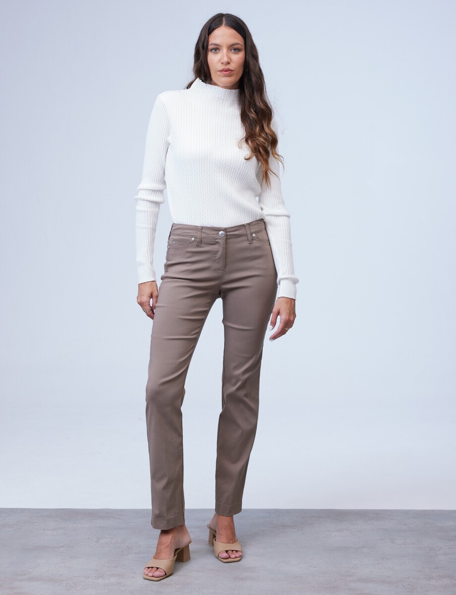 Pantalon Slim - Khaki 