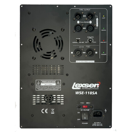 Módulo Amplificador De Subwoofer Lexsen Wse118a 500w Completo Módulo Amplificador De Subwoofer Lexsen Wse118a 500w Completo