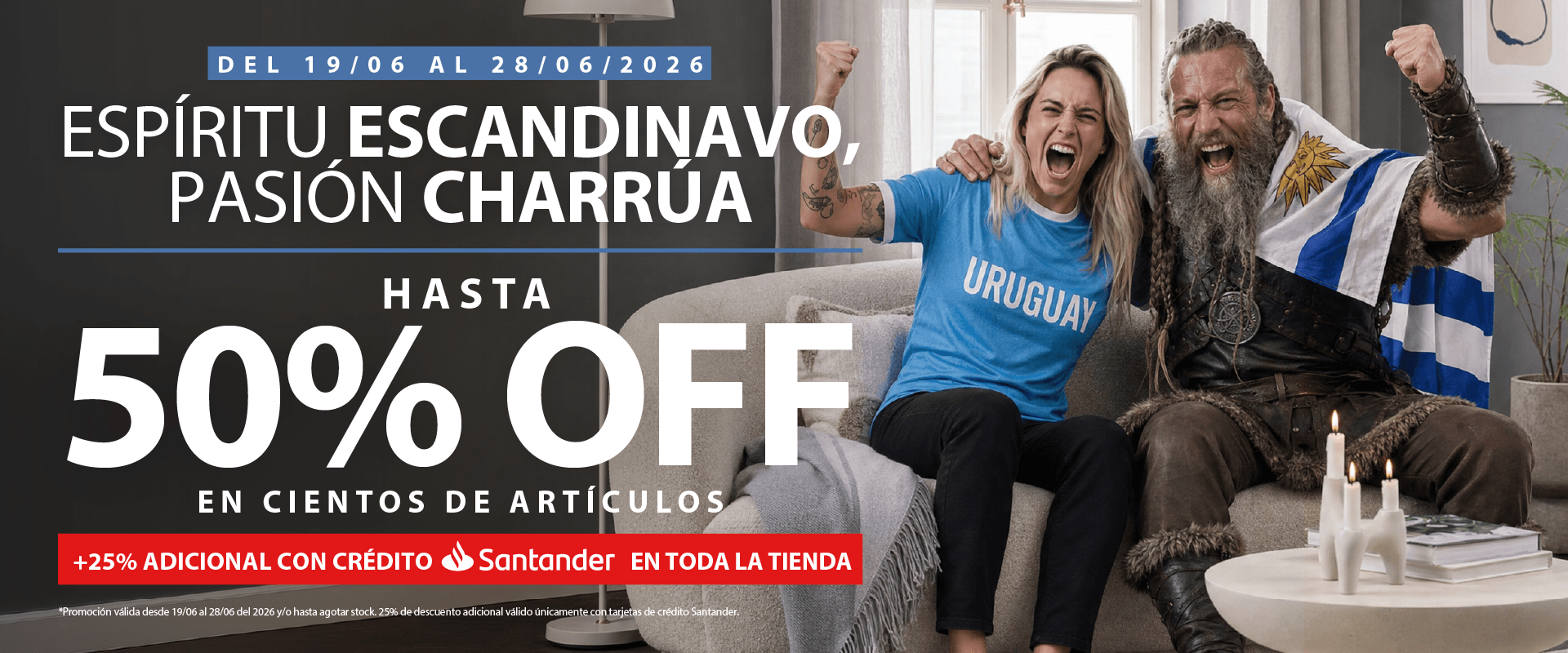 Espíritu escandinavo - pasión charrúa - Hasta 50% OFF + Santander