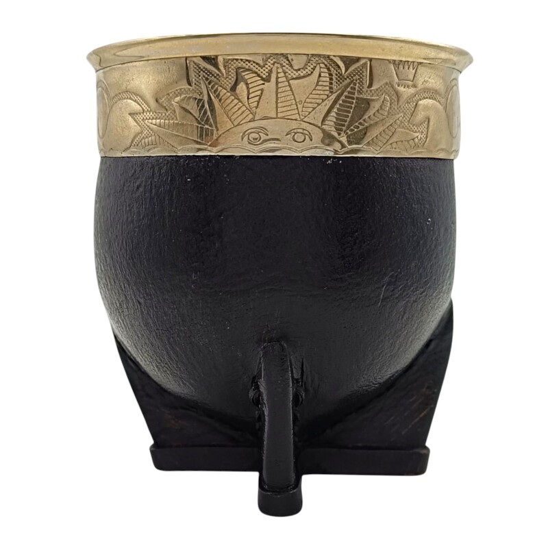 Mate Imperial NACIONAL con apliques en bronce - ALPACA - 07 negrouniforme