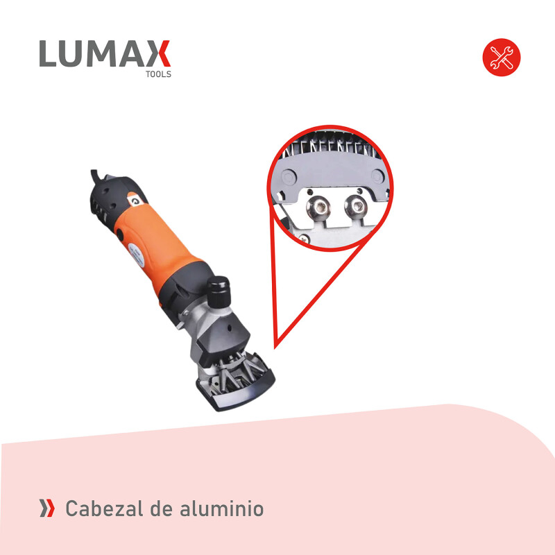 Esquilador de ovejas Lumax 350 W con cabezal profesional de aluminio resistente Esquilador de ovejas Lumax 350 W con cabezal profesional de aluminio resistente