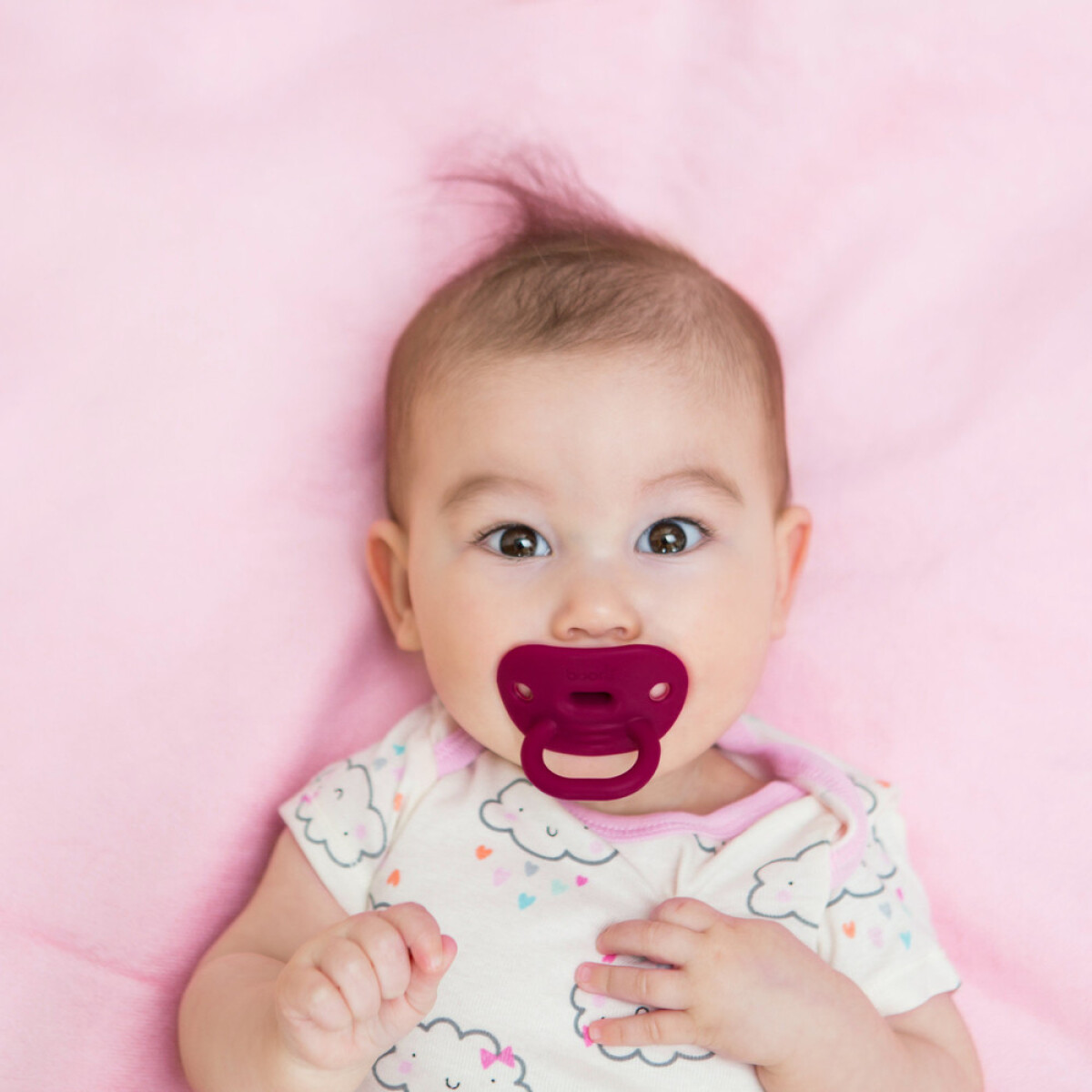 Setx2 Chupetes mordillo silicona - rosado/coral 