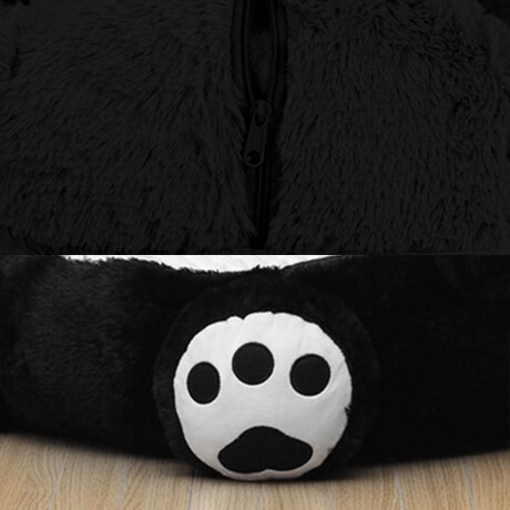 Sillón Puff Peluche Asiento Niños Animales Infantil Oso Panda