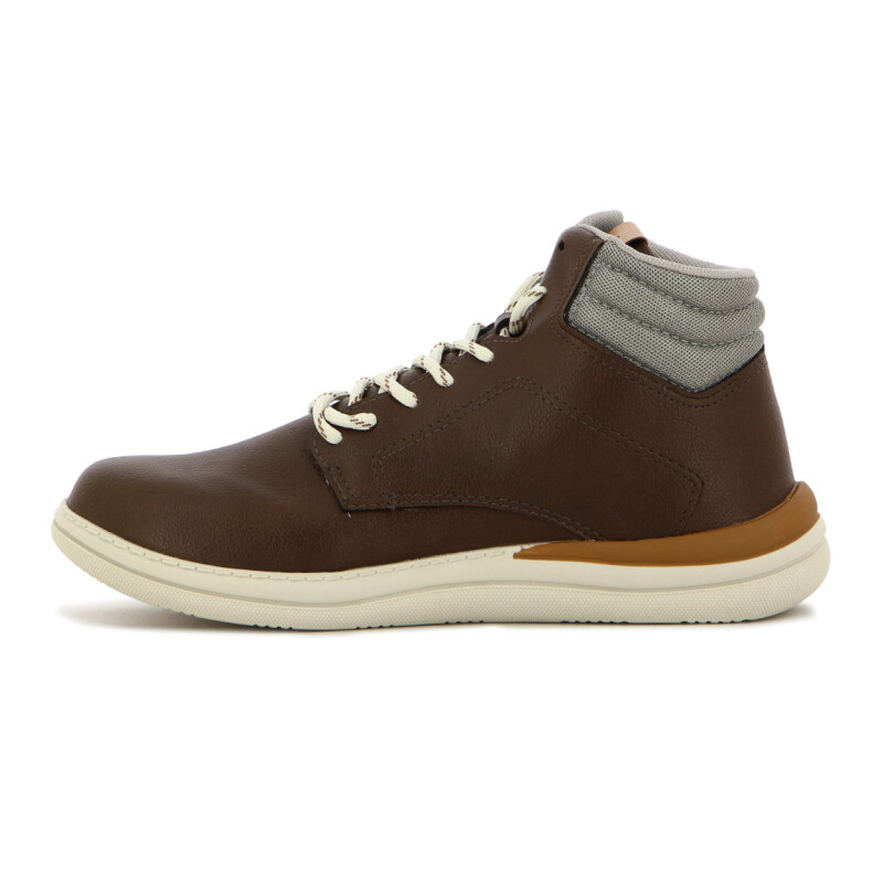 Br Sport Botin Casual Acordonado Camel-gris