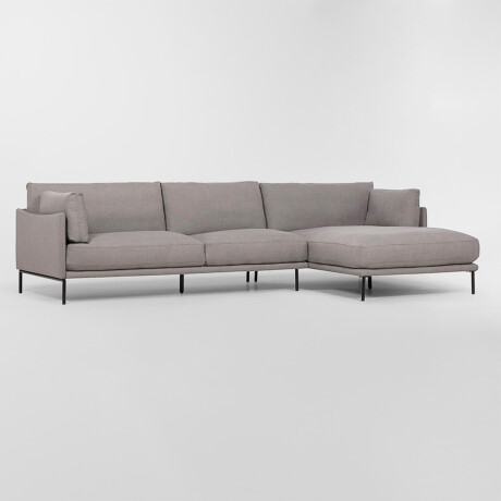 Sofá con chaise COSTA Gris - DERECHO