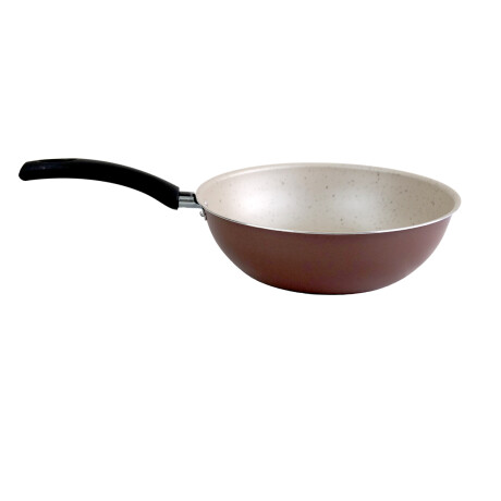 WOK ANTIADHERENTE 24CM BEIGE/TERRACOTA MARTINAZZO WOK ANTIADHERENTE 24CM BEIGE/TERRACOTA MARTINAZZO