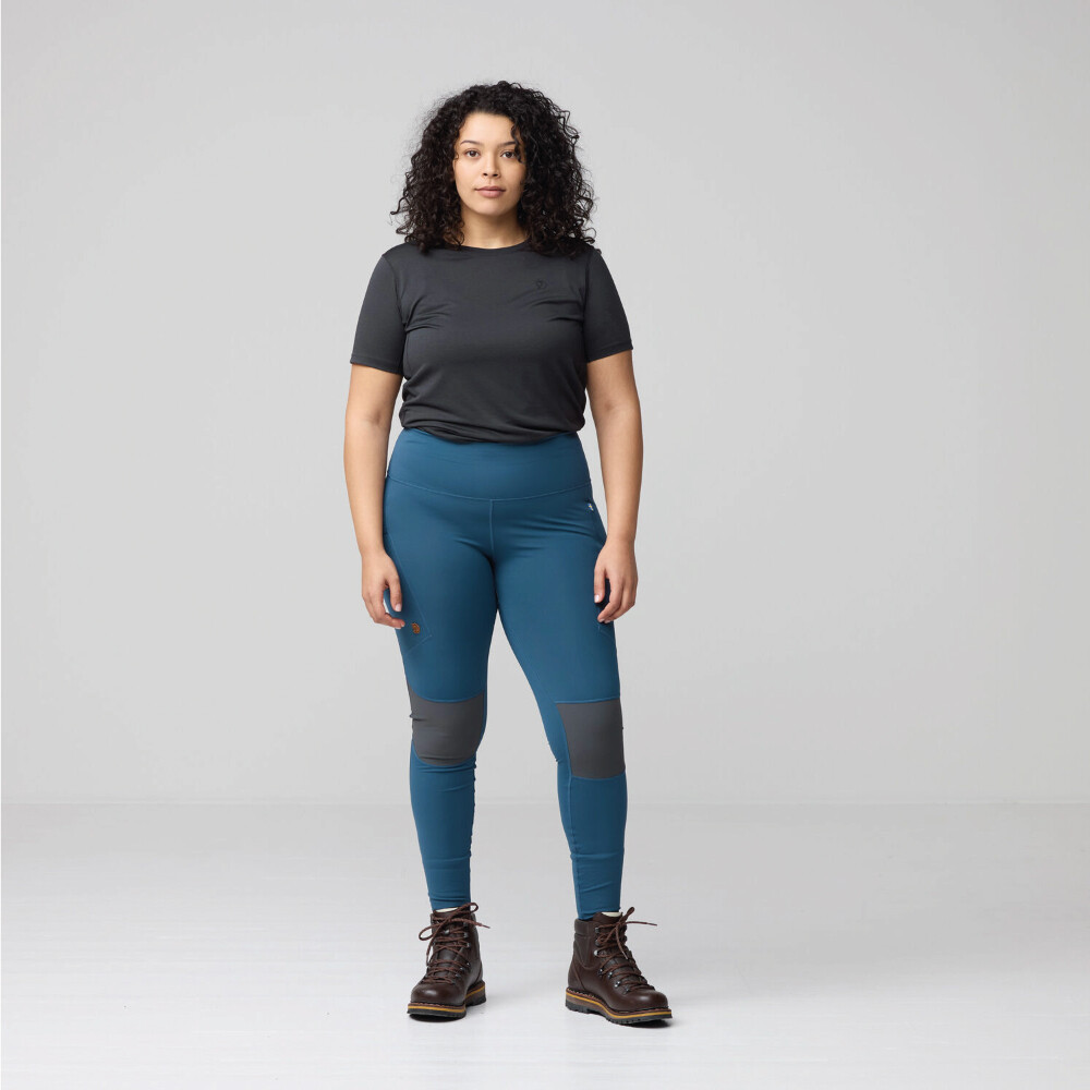 Abisko Trekking Tights Pro - Mujer Black-Iron Grey
