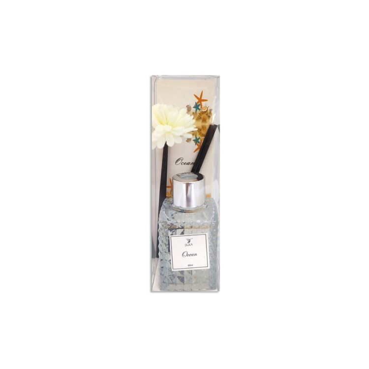 AROMATIZADOR CON VARILLAS CON FLOR 50ML Sin color