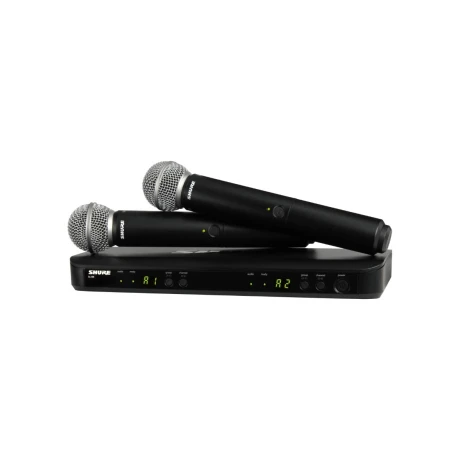 Micrófono Inalámbrico Shure Blx288/sm58-k12 Micrófono Inalámbrico Shure Blx288/sm58-k12