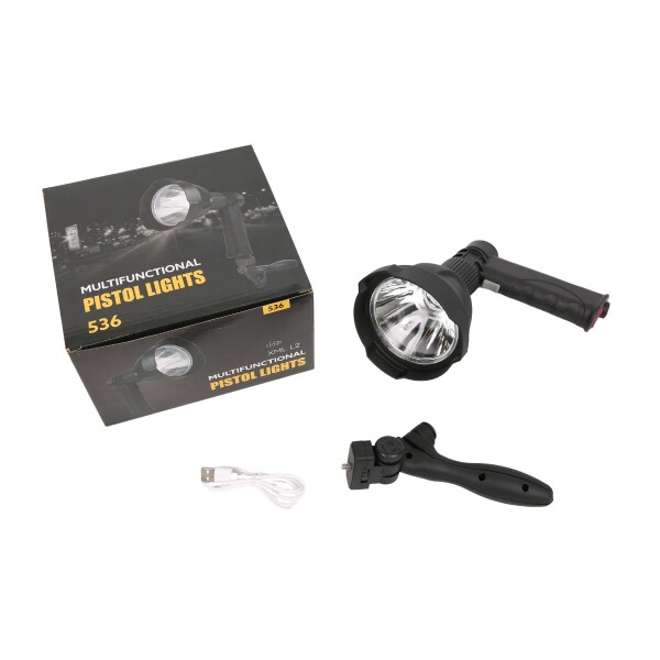 Linterna Led Reflector Portátil Foco de Mano USB a Batería Linterna Led Reflector Portátil Foco de Mano USB a Batería
