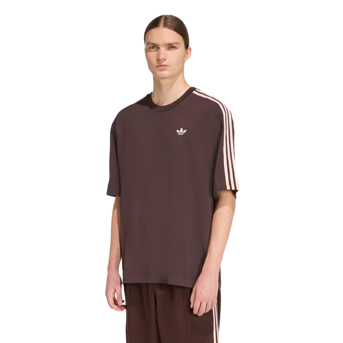 Remera Adidas 3S Tee - Marrón 