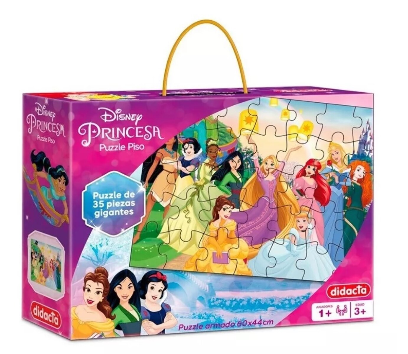 PUZZLE PISO PRINCESAS 35 Piezas Gigantes 
