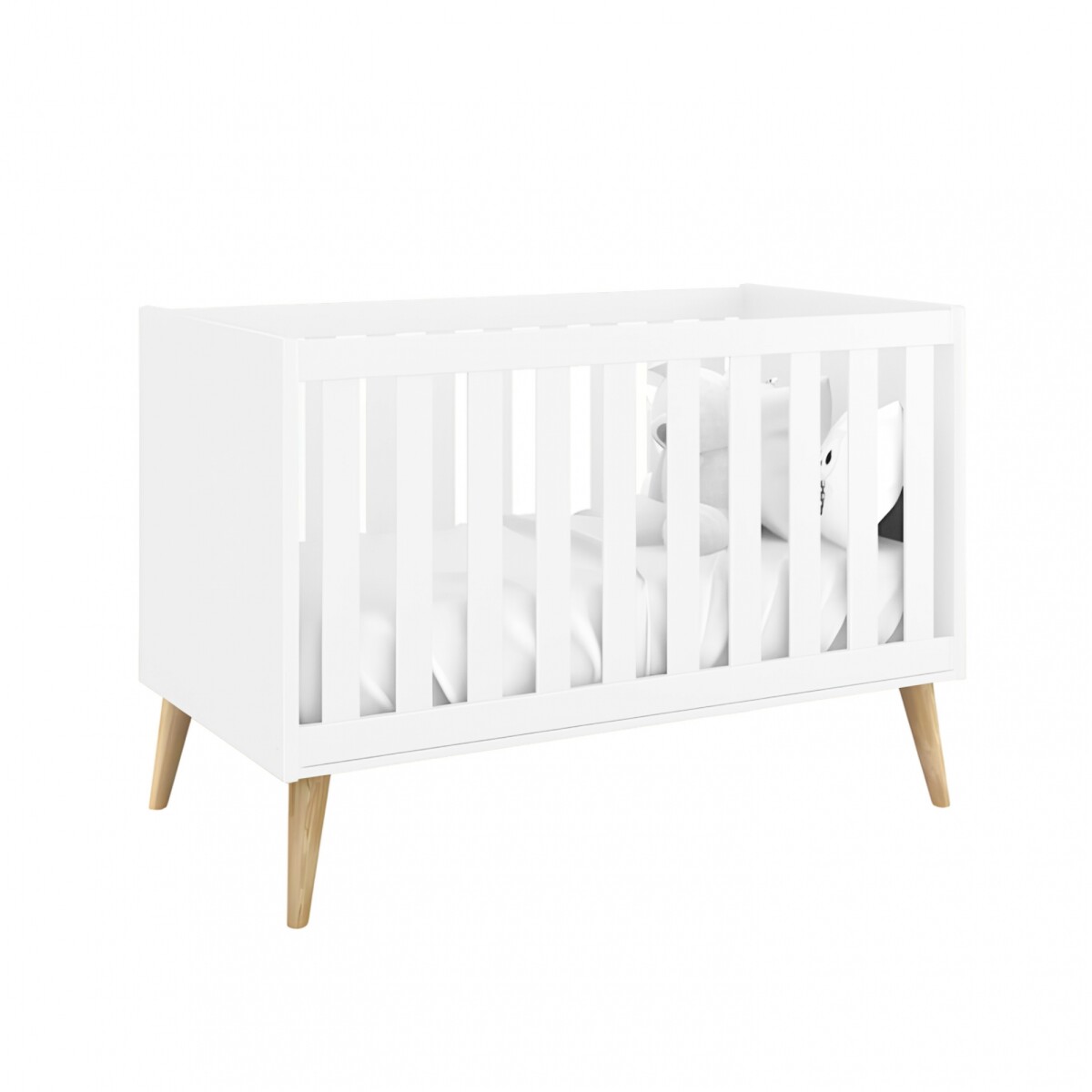 Cuna Convertible Bebé - Theo - Blanco 