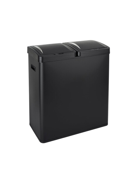 PAPELERA 60L (30L X2) 2 COMPARTIMENTOS C/SENSOR NEGRO 58CMX30CMX64CM PAPELERA 60L (30L X2) 2 COMPARTIMENTOS C/SENSOR NEGRO 58CMX30CMX64CM