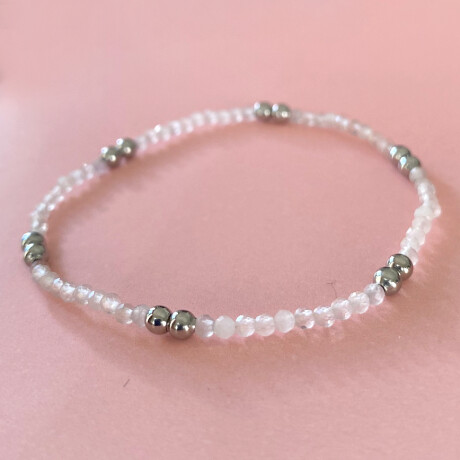 Pulsera ETEREA en acero y piedras naturales Pulsera ETEREA en acero y piedras naturales