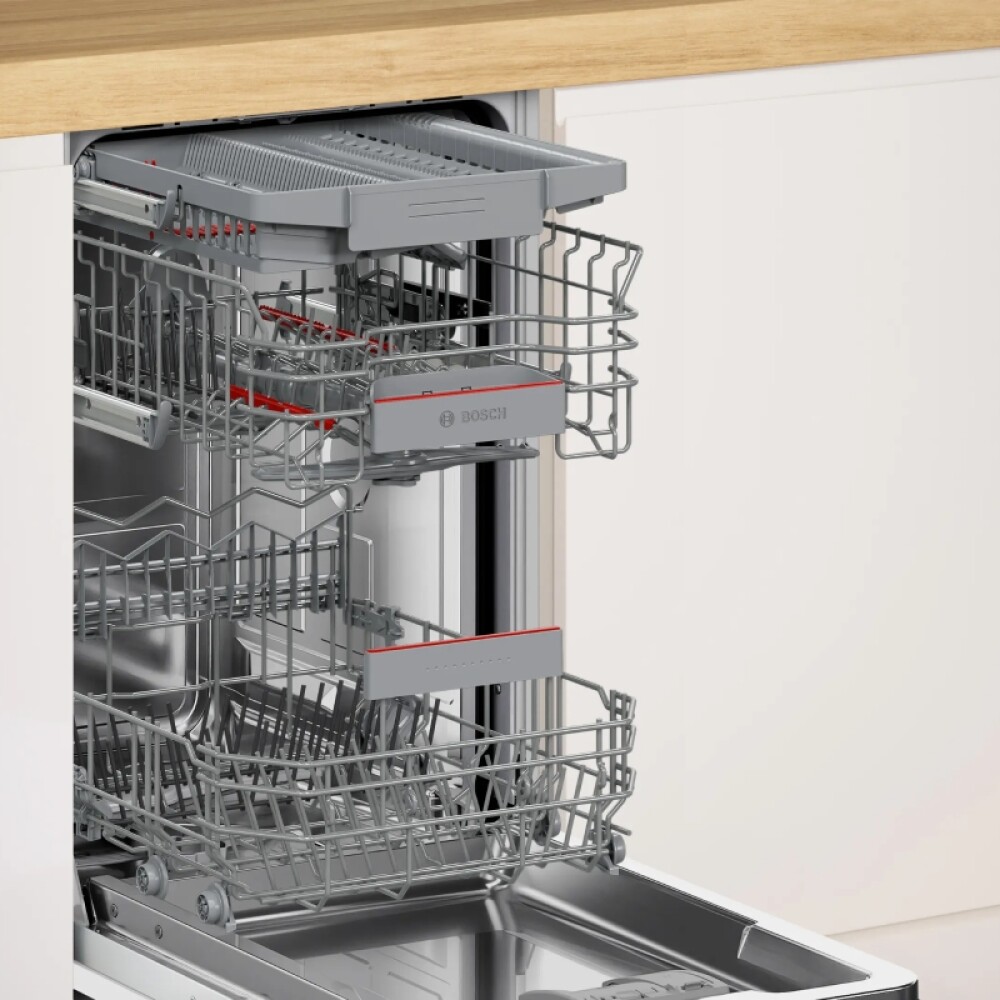 Lavavajillas integrable panelable Bosch SPV4EMX25E blanco