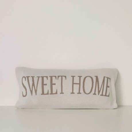 Funda de almohadón SWEET HOME Beige - UNICO