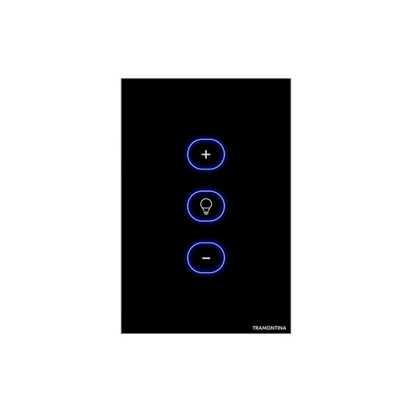 Dimmer inteligente WIFI touch negro TE3916