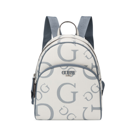 Mochila Guess Holeman Mediana Blanco 0