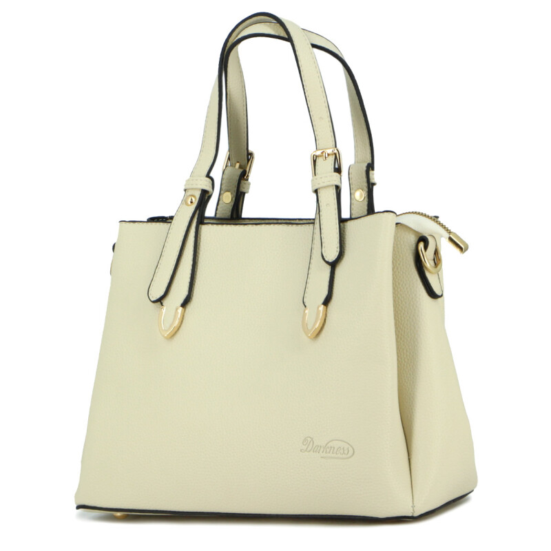 Darkness Cartera C/correa Larga-corta Y Monedero Beige