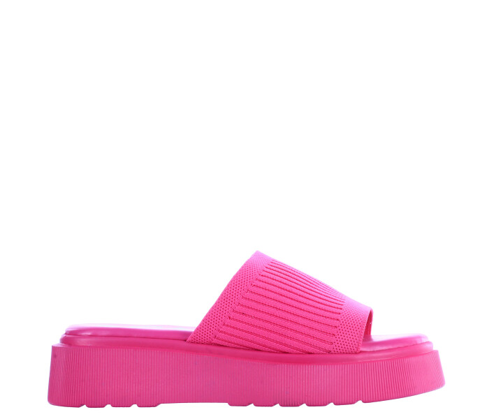 Sandalia de Mujer Miss Carol QUIRIMBA con tira de tela Fucsia