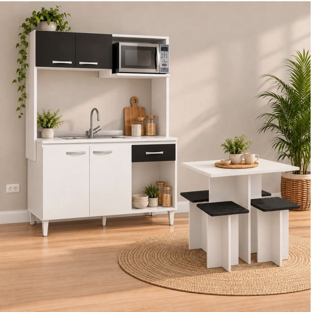 COMBO COCINA - KIT DE COCINA + JUEGO DE COMEDOR + PILETA TRAMONTINA COMBO COCINA - KIT DE COCINA + JUEGO DE COMEDOR + PILETA TRAMONTINA