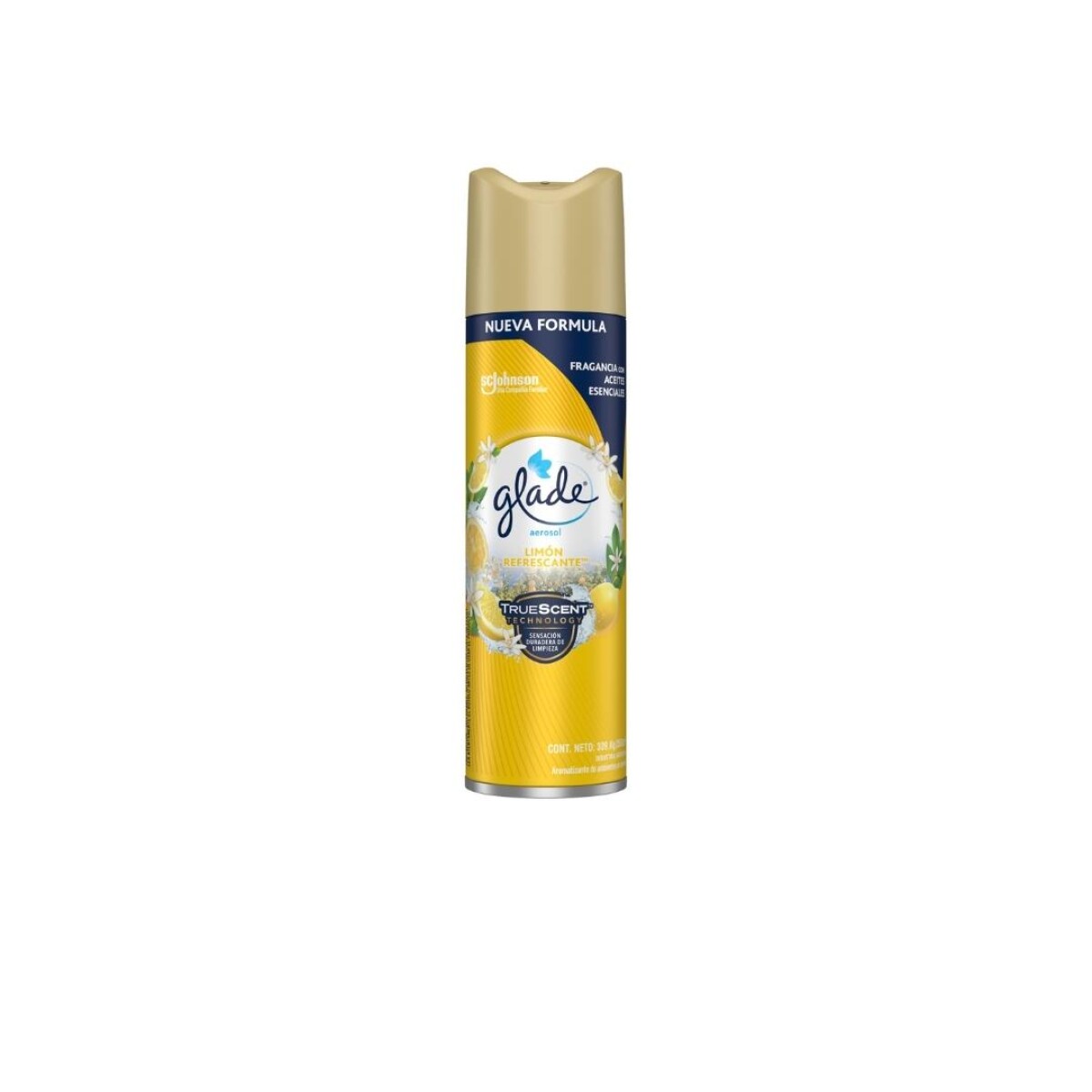 DESODORANTE GLADE AEROSOL LIMÓN, 360CC 