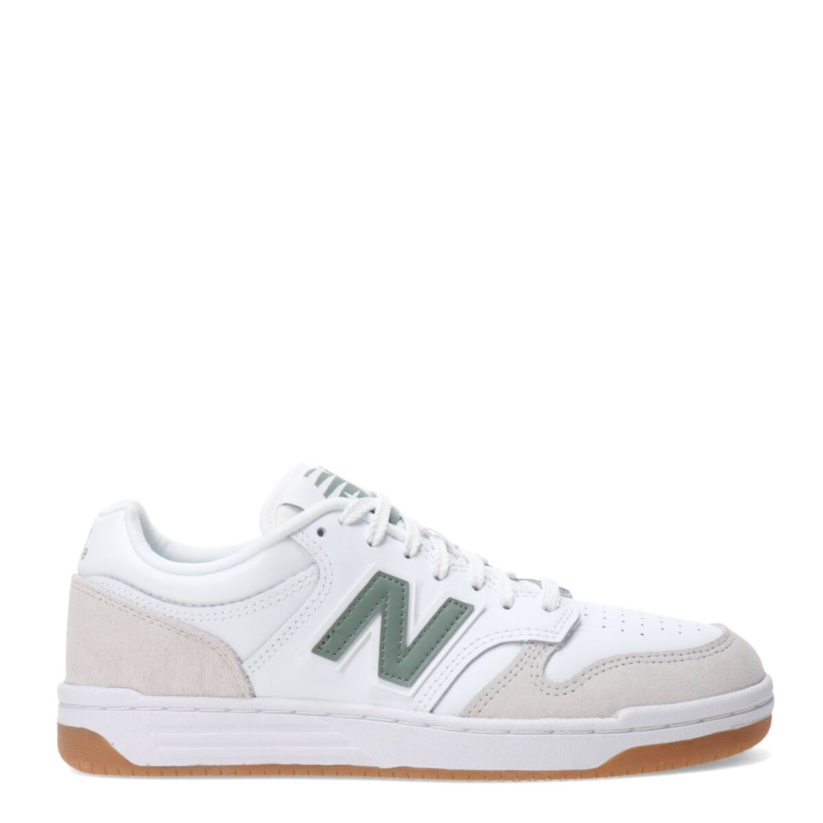 Championes de Hombre New Balance Court New Balance - Blanco - Gris - Verde 