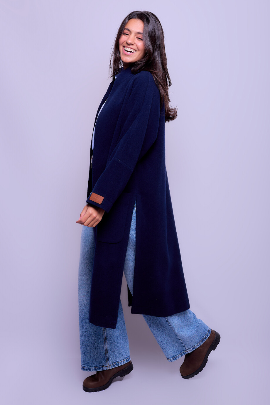 Capa Cuello Mao Azul