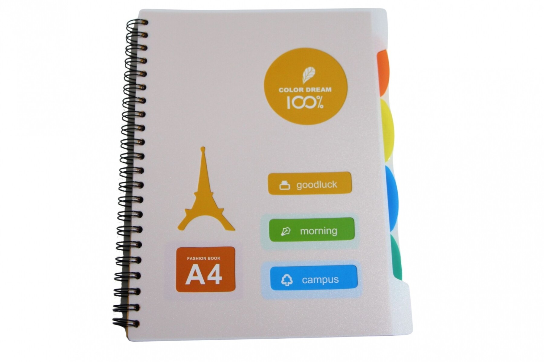 CUADERNO A4 12KPP TAMAÑO 21,4X29,4 - COLOR AMARILLO 