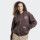 Campera Reef Zipper Marrón