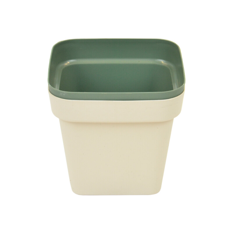 Set x3 Maceta cuadrada 1,9 lts ARENA