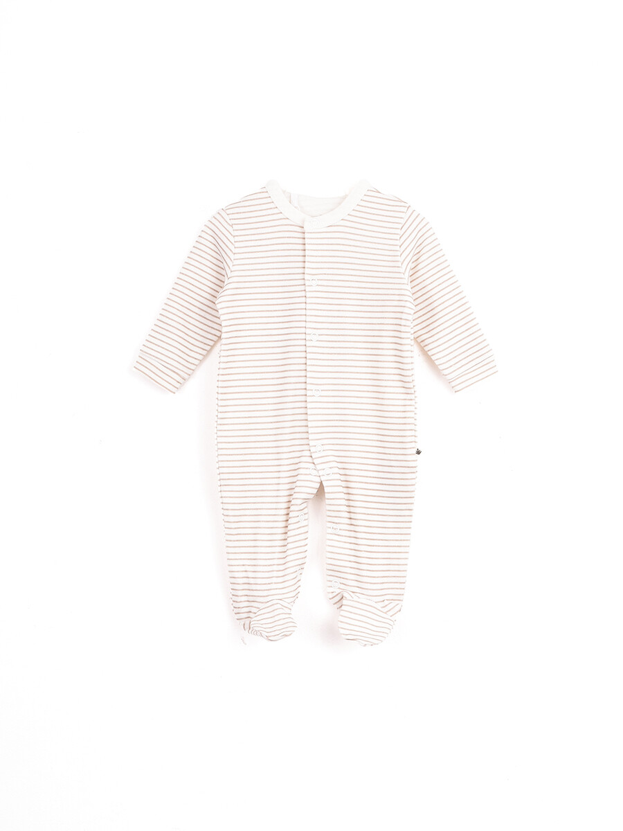 ENTERITO ESTAMPADO RAYAS - CRUDO 