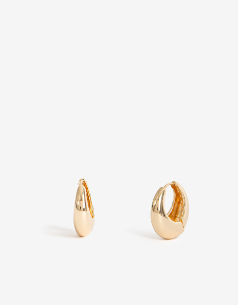 Aros Argollas Metal Argollas Metal Bold - Dorado