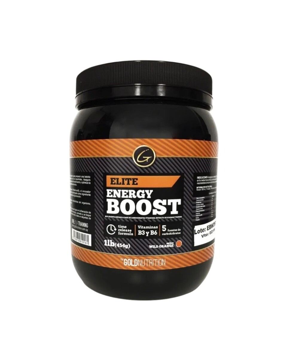 Elite Energy Boost 2lb Gold Nutrition - Wild Orange 