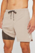 Short The 7 One Short (Lined) Hombre Brutalist Khaki / Taupe Slate