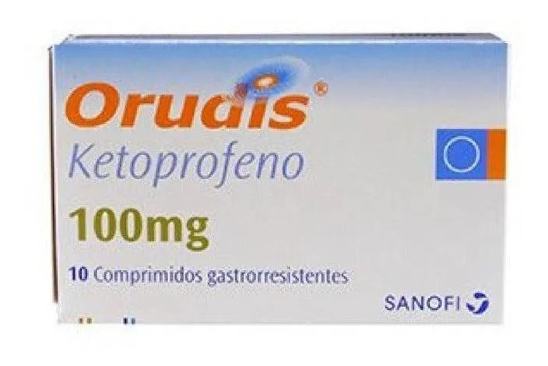 Orudis Sanofi 100 Mg por 10 Comprimidos 