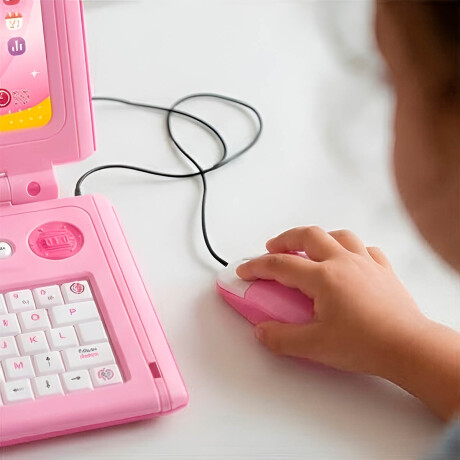 Computadora Laptop Infantil Educativa En Español Rosa