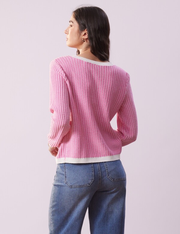 Cardigan Tweed FUCSIA