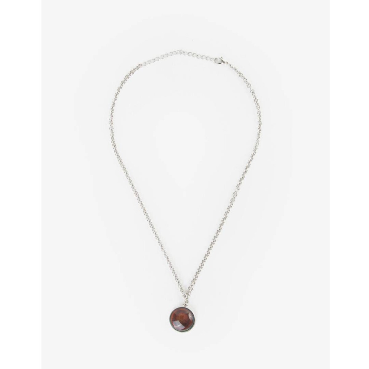 Collar Con Dije - Plateado 