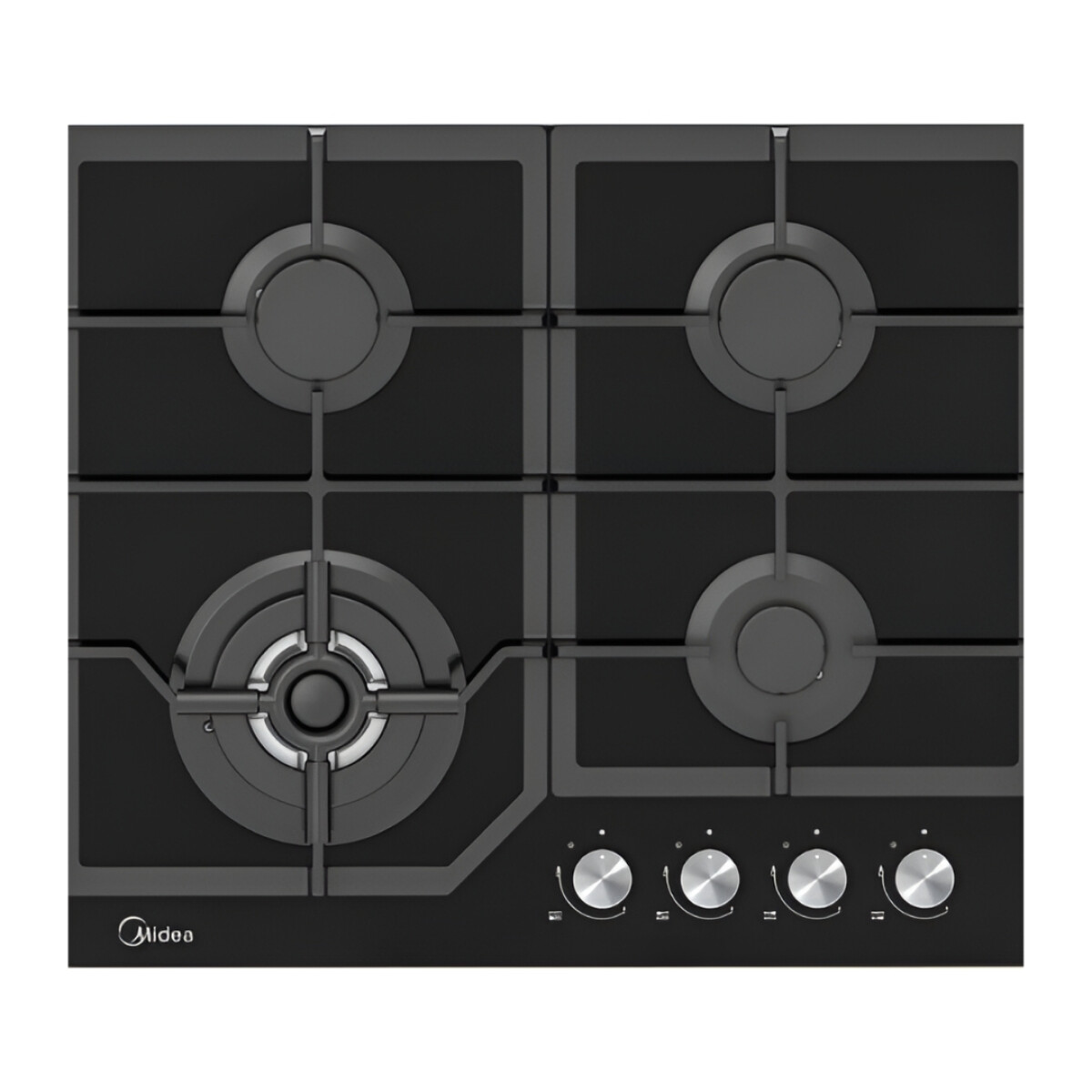 Anafe Midea a Gas 4 Hornallas 05120060GJ084 Negro 