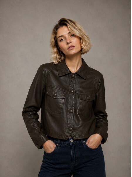 CAMPERA SLOWLY 8808 TIRA MARRON