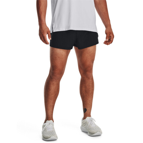 UA LAUNCH SPLIT PERF SHORT-BLK BLK-001