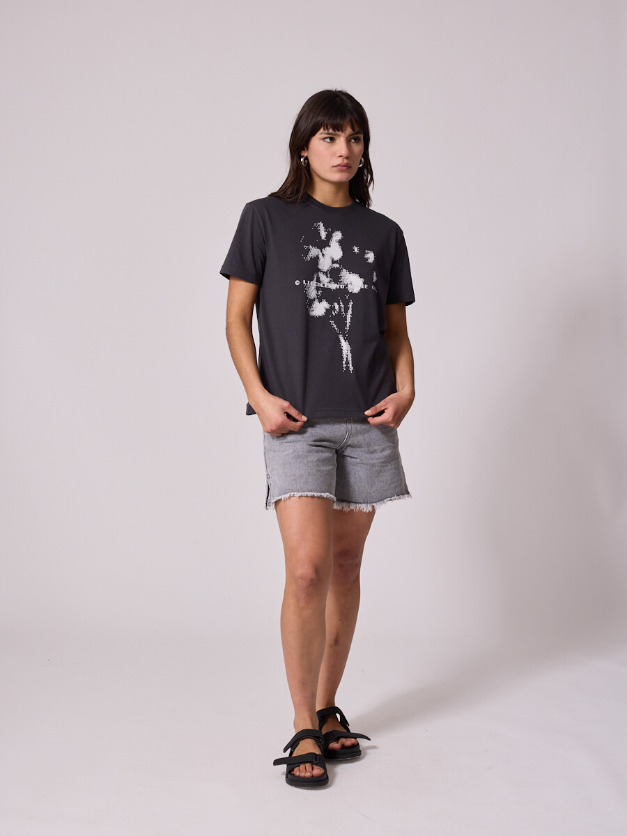 T-SHIRT TIBAN DIXIE Gris Oscuro
